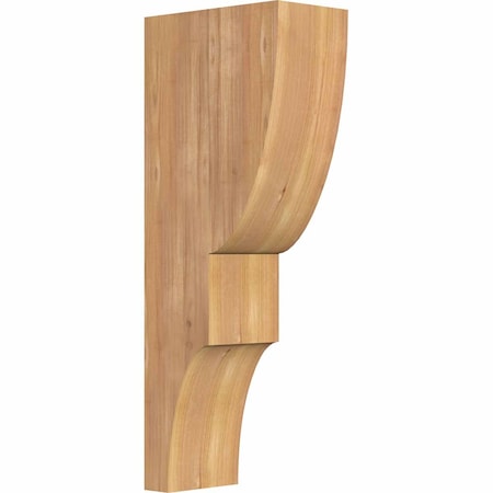Ekena Millwork Ridgewood Smooth Corbel, Western Red Cedar, 5 1/2"W x 10"D x 26"H COR06X10X26RID00SWR
